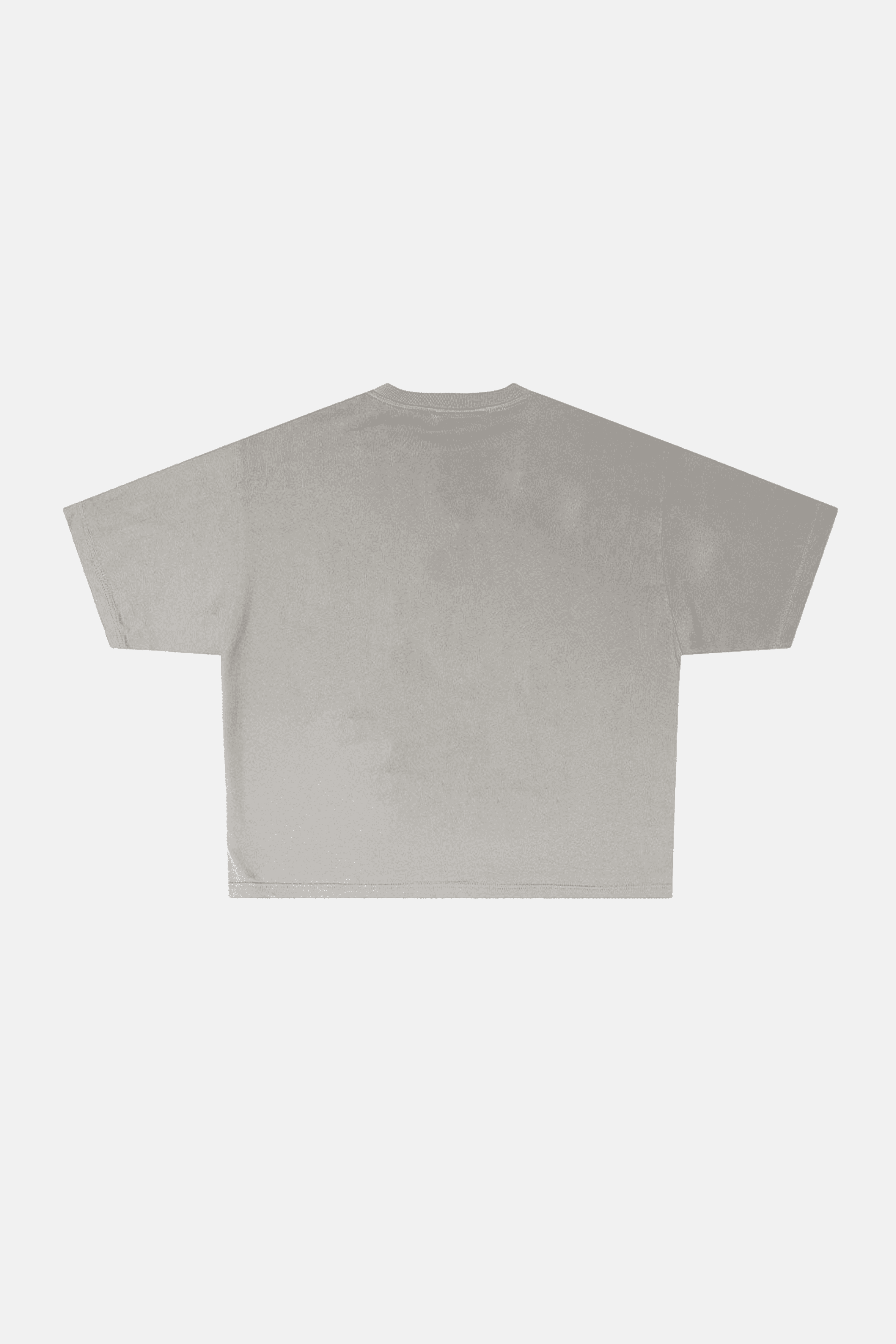 gray oversized basic t-shirt