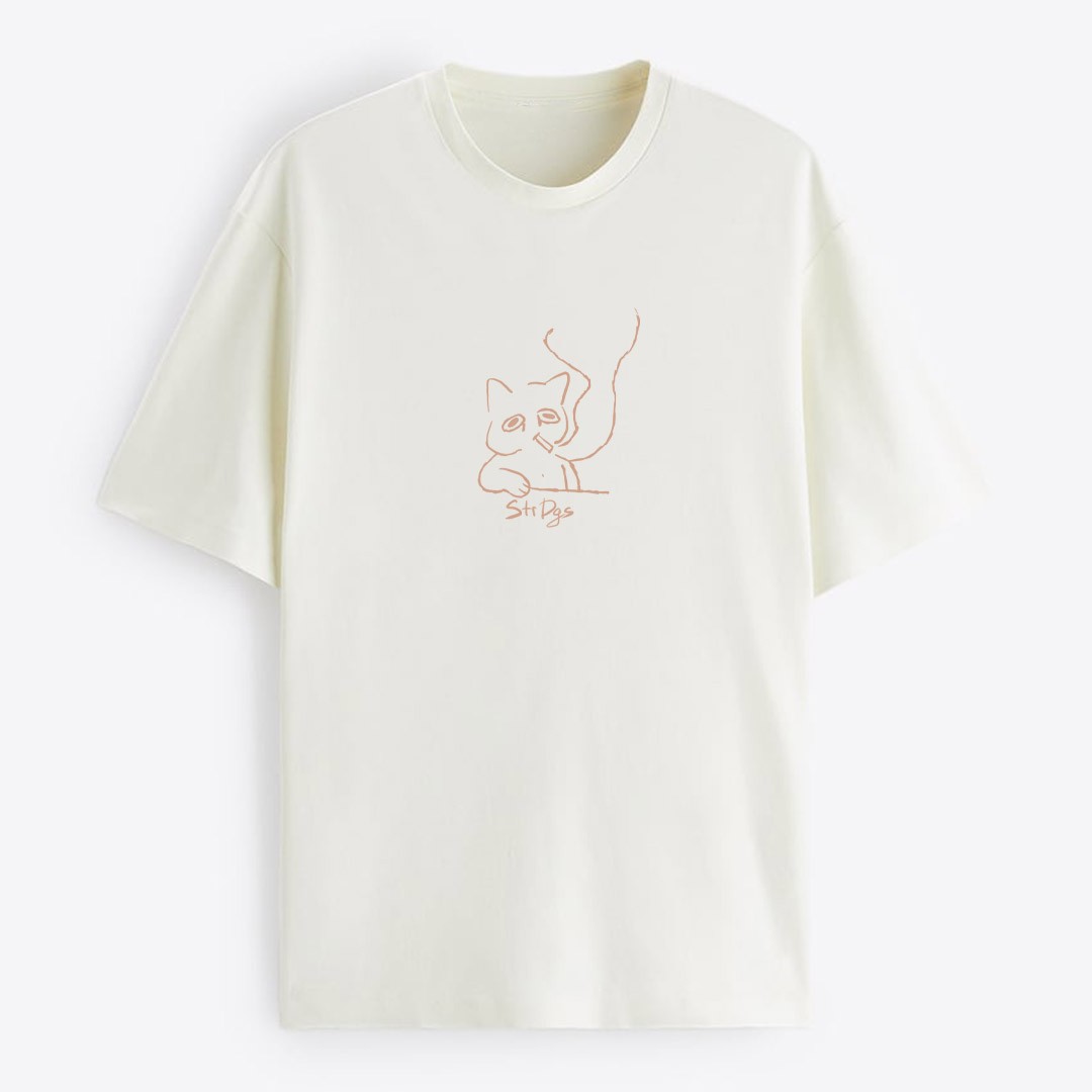 " cat in istanbul " oversize t-shirt