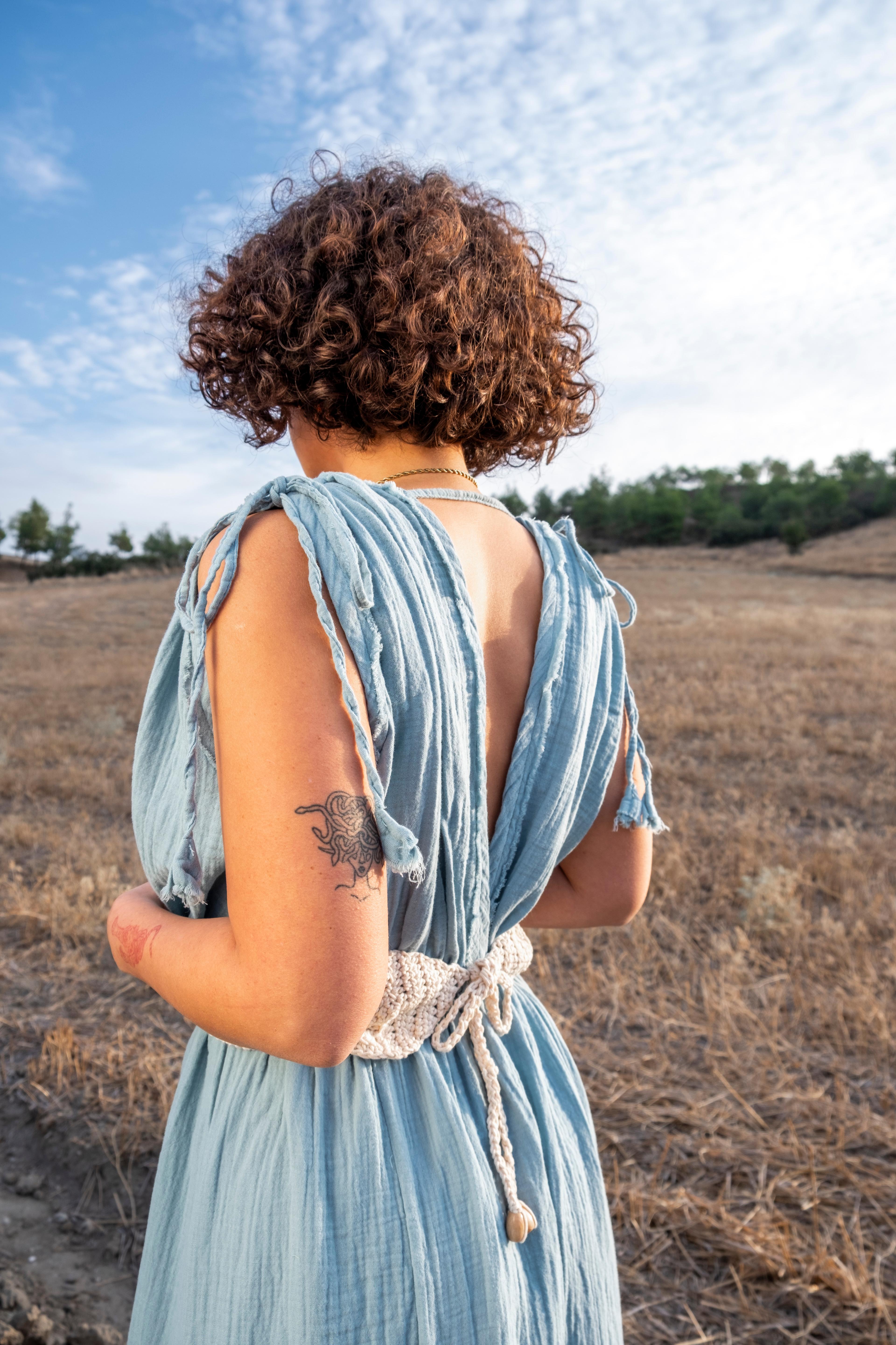 Stella Dress - Sky Blue