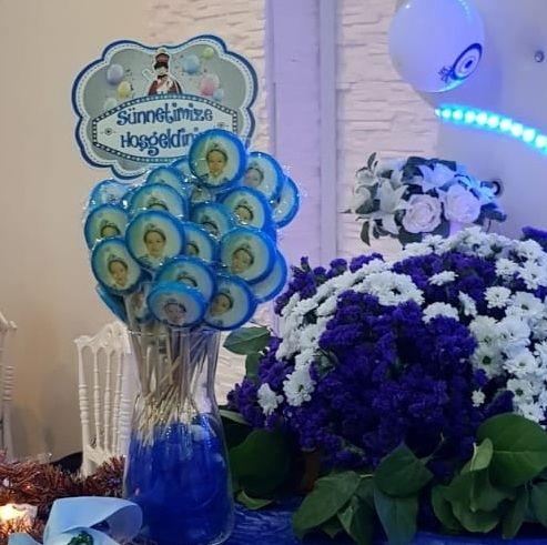 6 adet FotoLoli Baskılı Lolipop Şeker