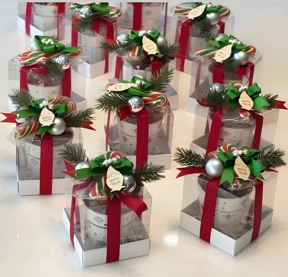 YILBAŞI ÇAM AĞACI DESENLİ HEDİYELİK FİNCAN