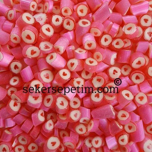 PEMBE KALP LOLLY TROPİK MEYVE AROMALI 250 GR