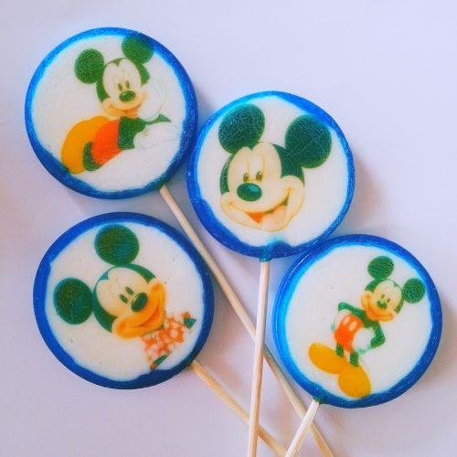 6 ADET Mickey Mouse Lolipop