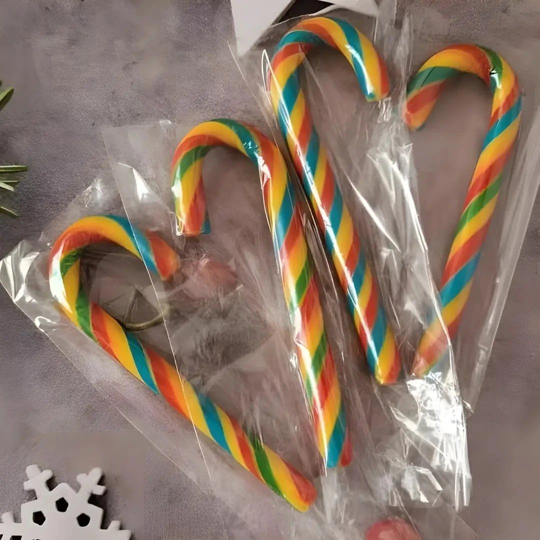 10 ADET 30 GR GÖKKUŞAĞI BASTON ŞEKER