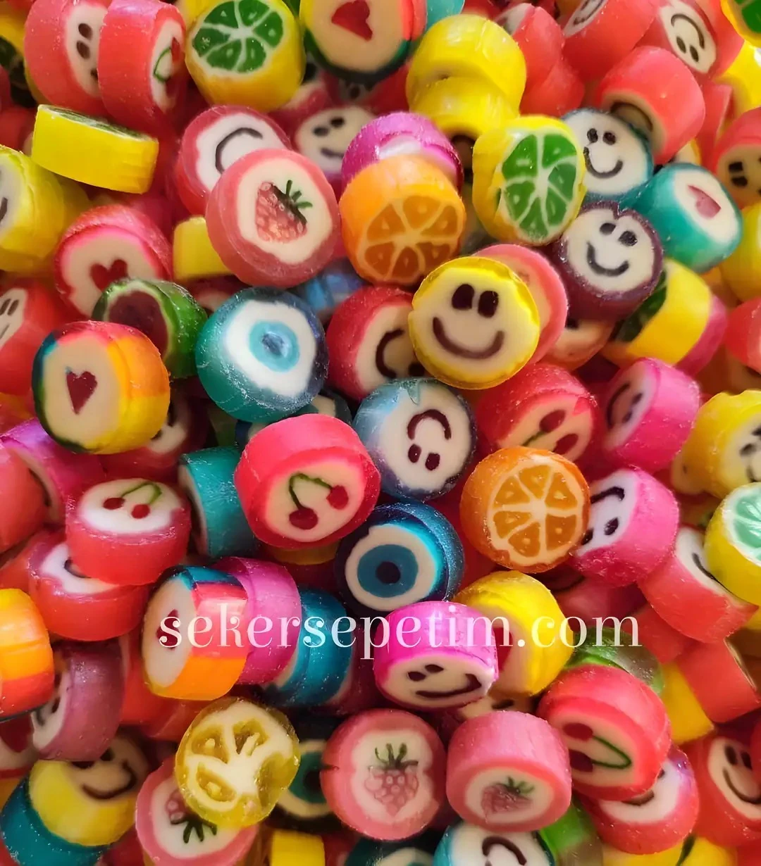 KARIŞIK ÇOK RENKLİ LOLLY TROPİK MEYVE AROMALI 250 GR