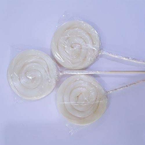 12 ADET SOSYETE LOLİPOP BEYAZ L55