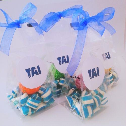 24 ADET KURDELELİ ETİKETLİ AKİDE ŞEKERİ 30 gr