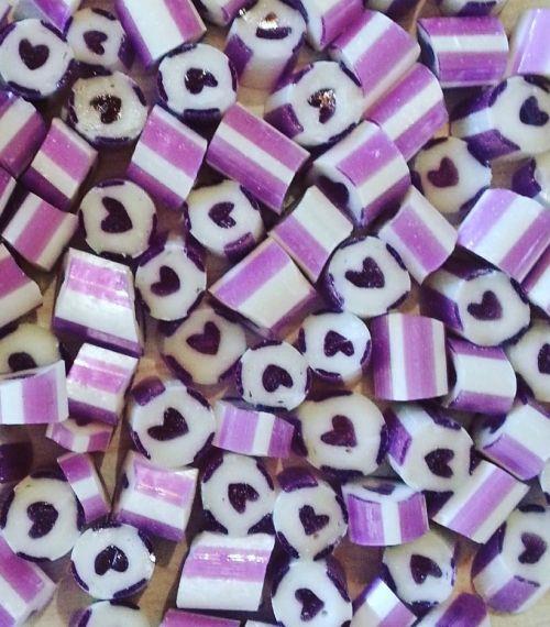 MOR KALP ÇİZGİLİ LOLLY BÖĞÜRTLEN AROMALI 250 GR