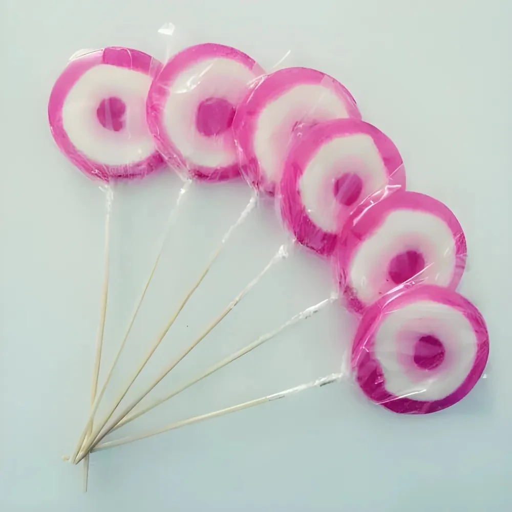 PEMBE NAZAR LOLLY LOLİPOP ŞEKER 6 adet