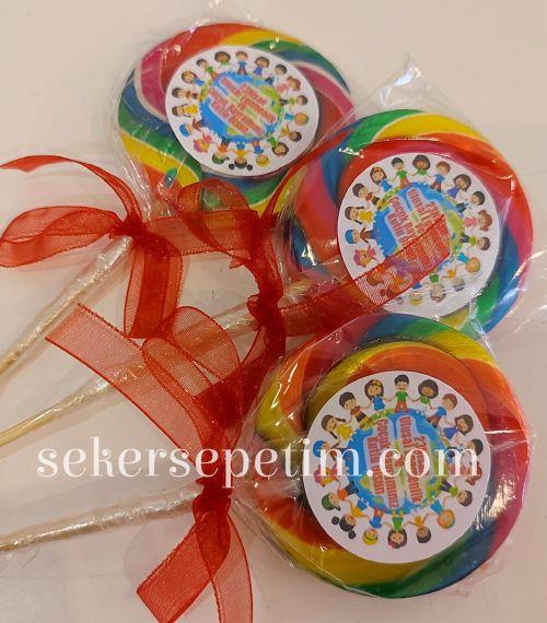 23 Nisan Lolipop Şeker 24 adet