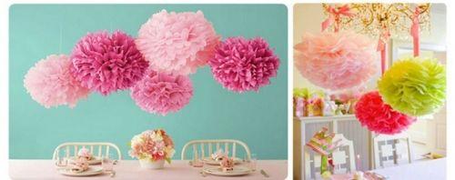 PONPON ÇİÇEK 5 ADET