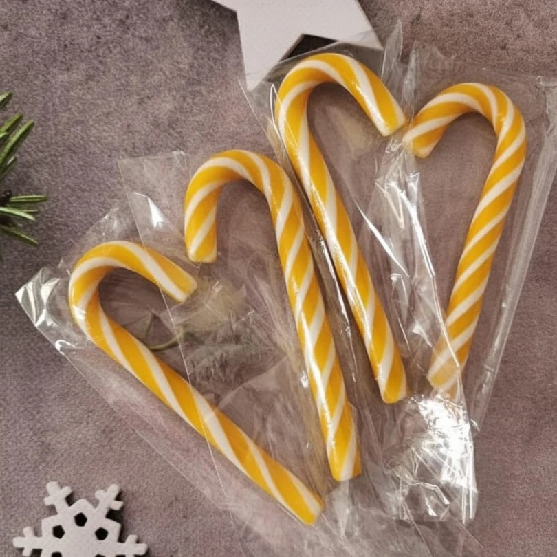 10 ADET 30 GR SARI BEYAZ BASTON ŞEKER