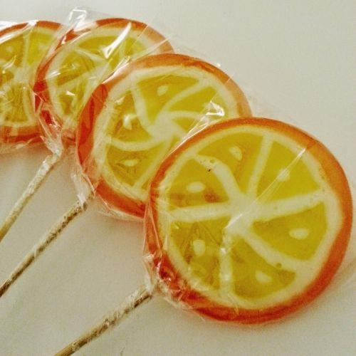 PORTAKAL LOLLY LOLİPOP ŞEKER 6 Adet