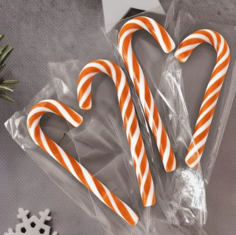 10 ADET 30 GR TURUNCU BEYAZ BASTON ŞEKER