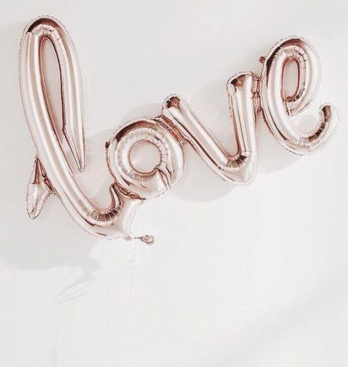 Love Yazılı Folye Balon