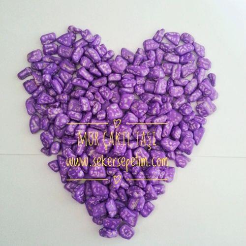 ÇAKIL TAŞI DRAJE MOR 250 gr.