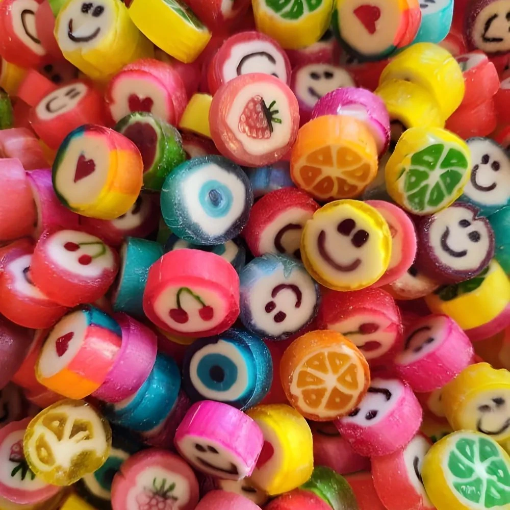 KARIŞIK ÇOK RENKLİ LOLLY TROPİK MEYVE AROMALI 250 GR