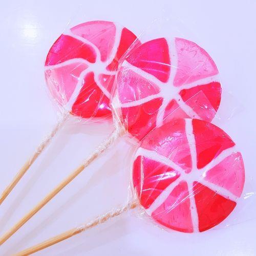 12 Adet Pembe Dönme Dolap Lolly Lolipop Kiz Bebek Şekeri 222