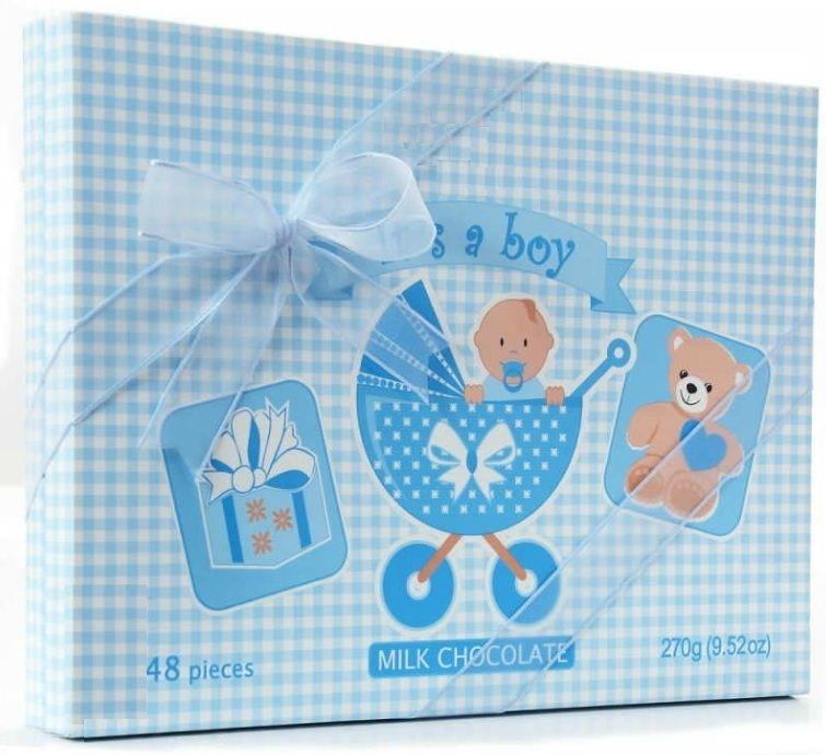 ERKEK BEBEK ÇİKOLATASI 48 ADET MADLEN