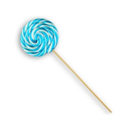 12 ADET SOSYETE LOLİPOP MAVİ BEYAZ