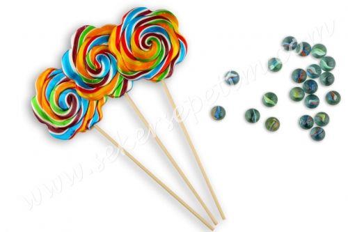 BİNŞAN 12 ADET PAPATYA LOLİPOP GÖKKUŞAĞI