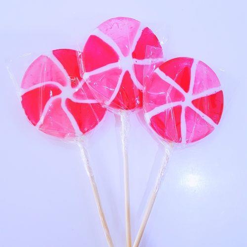 12 Adet Pembe Dönme Dolap Lolly Lolipop Kiz Bebek Şekeri 222