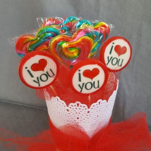 I love You Şeker Buketi