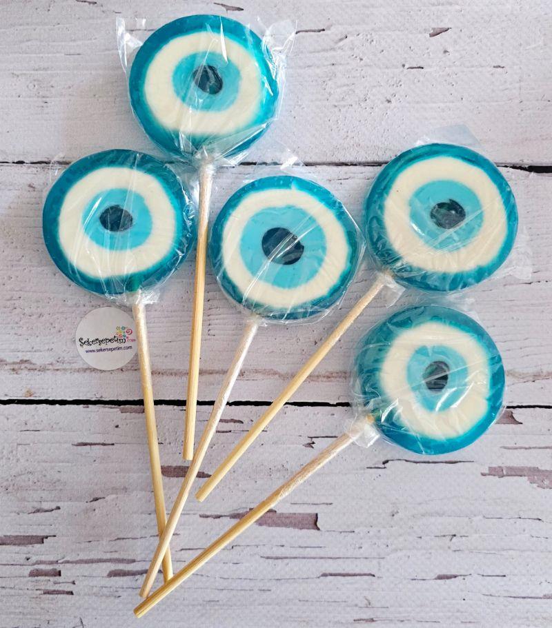 NAZAR LOLLY LOLİPOP ŞEKER 6 adet