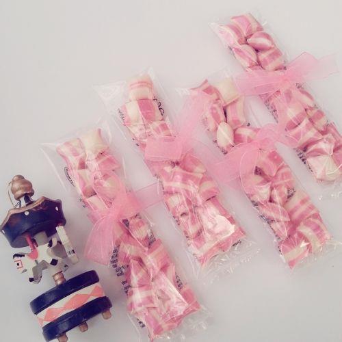 24 ADET KURDELELİ PEMBE AKİDE ŞEKER 04