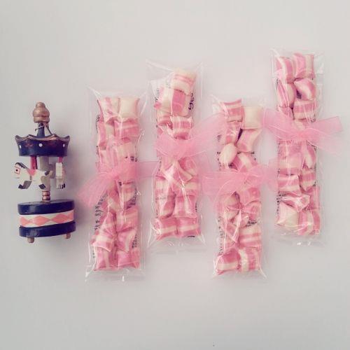 24 ADET KURDELELİ PEMBE AKİDE ŞEKER 04