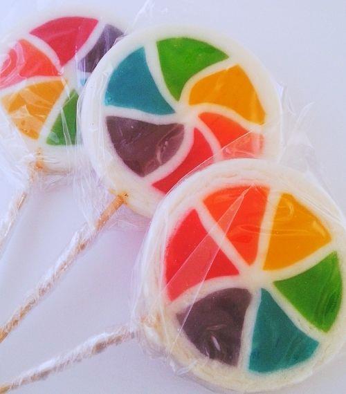 12 ADET GÖKKUŞAĞI DİLİM LOLLY LOLİPOP ŞEKER LL17