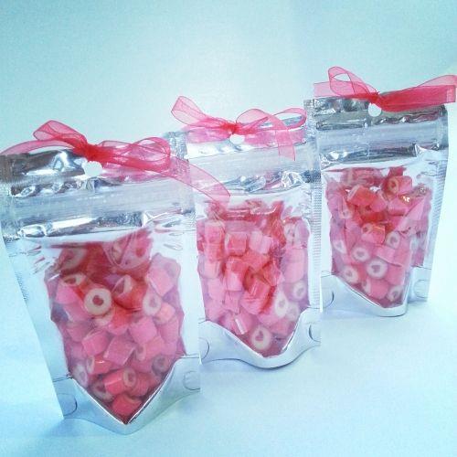 12 ADET KURDELELİ KIRMIZI KALP LOLLY ŞEKER 50 gr