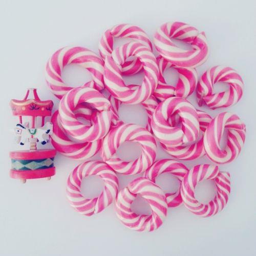 HALKA ŞEKERİ PEMBE BEYAZ 250 GR.
