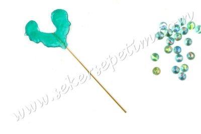 12 ADET HOROZ LOLİPOP MAVİ