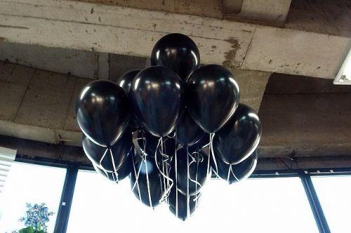 Siyah Balon 10 Adet