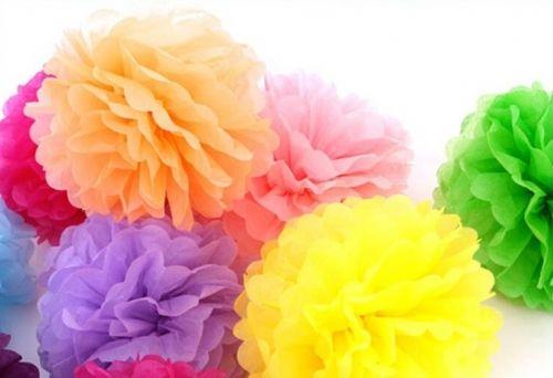 PONPON ÇİÇEK 5 ADET