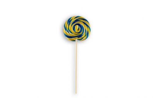 12 ADET SOSYETE LOLİPOP SARI LACİVERT