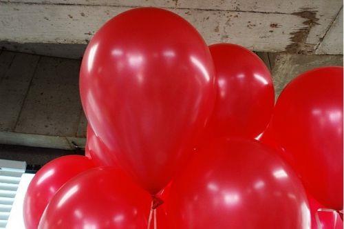 KIRMIZI BALON METALİK 10 Adet