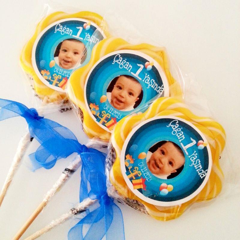 24 ADET ETİKETLİ KURDELELİ LOLİPOP ŞEKER L26