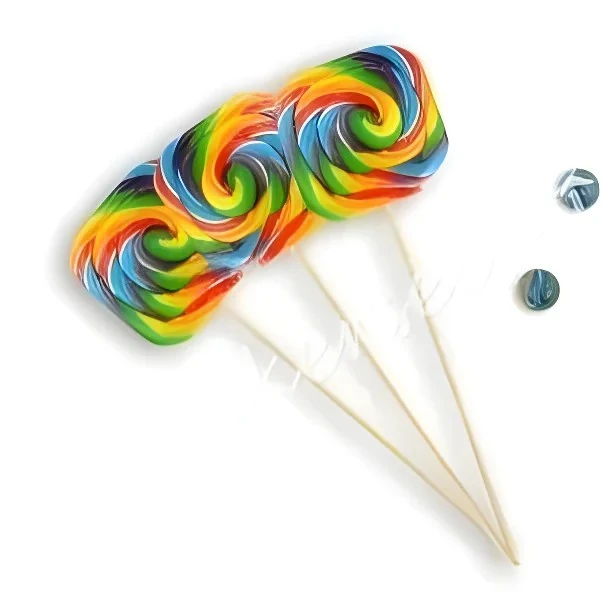 12 ADET KARE LOLİPOP GÖKKUŞAĞI