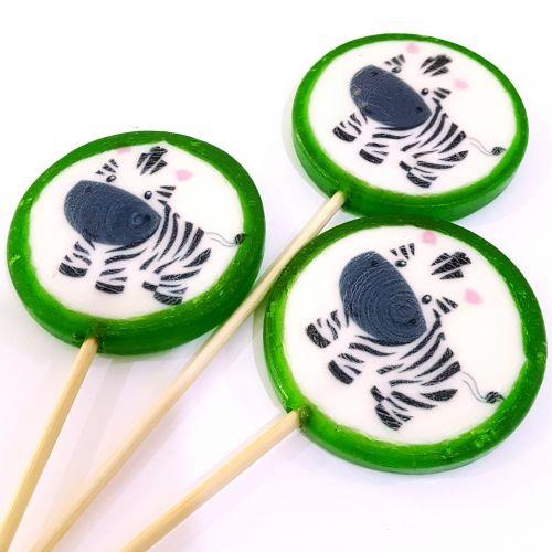 ZEBRA LOLİPOP ŞEKER 6 Adet
