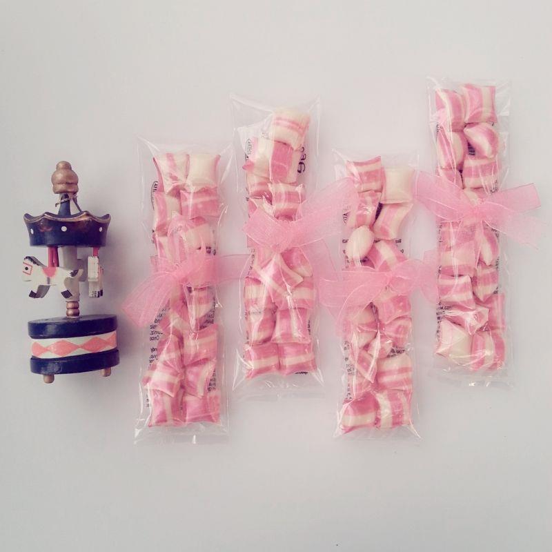 24 ADET KURDELELİ PEMBE AKİDE ŞEKER 04