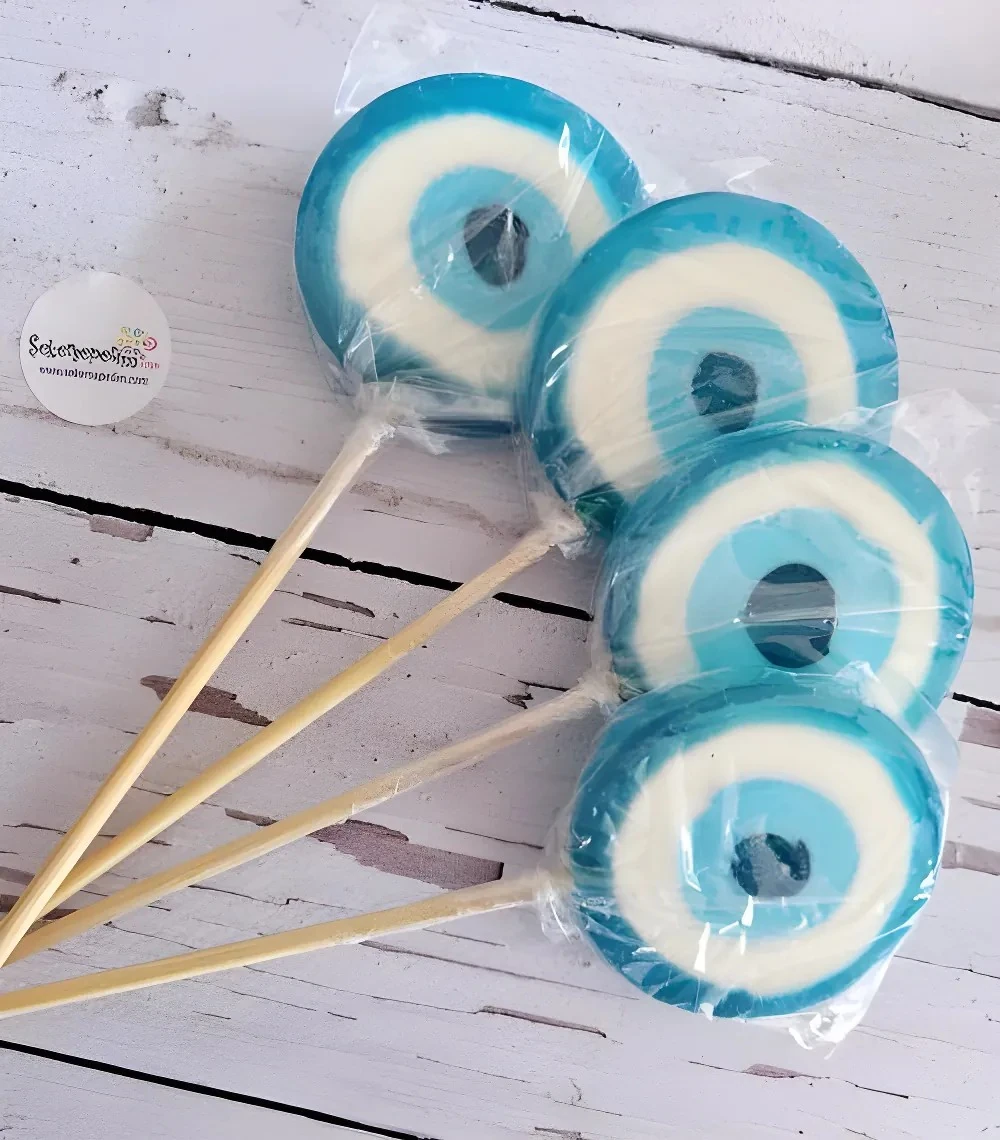 NAZAR LOLLY LOLİPOP ŞEKER 6 adet