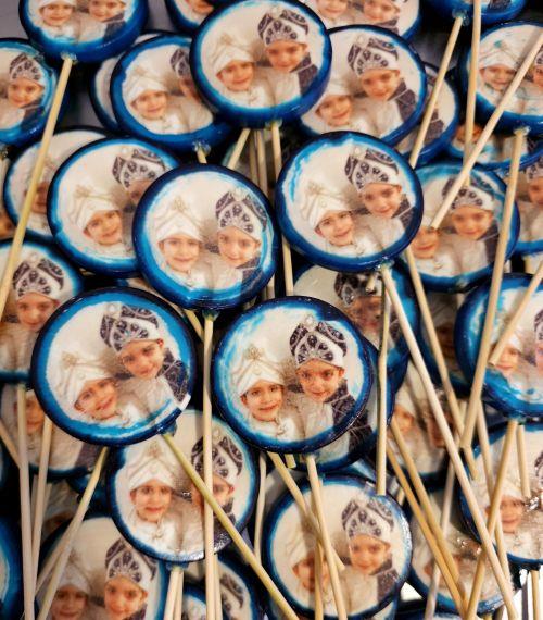 6 adet FotoLoli Baskılı Lolipop Şeker