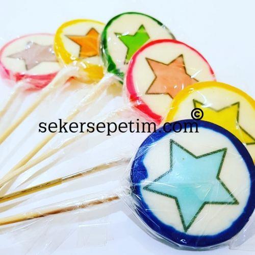 Yıldız Lolipop Şeker 6 adet