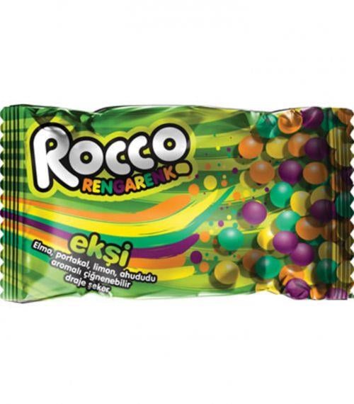Rocco Rengarenk Ekşi Şeker 35 gr.