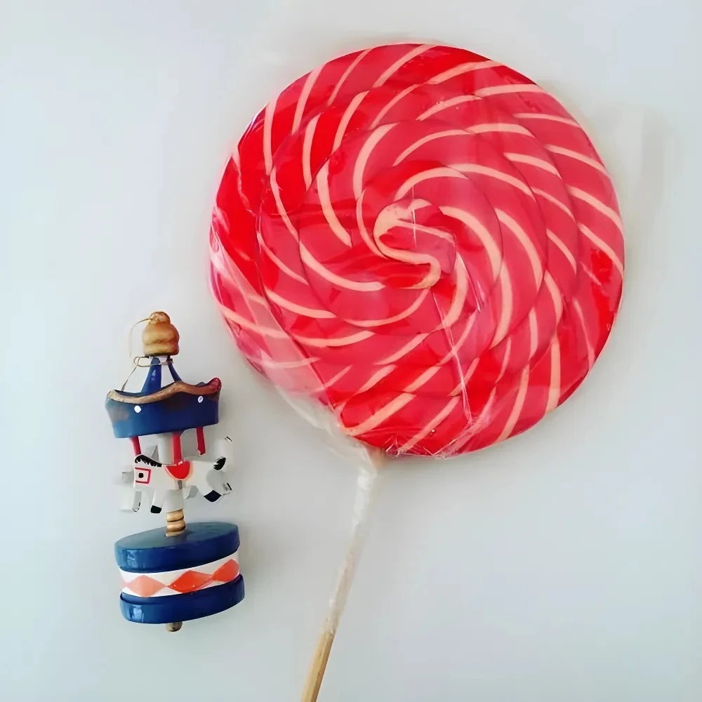 1 ADET SOSYETE LOLİPOP KIRMIZI BEYAZ 150 GR