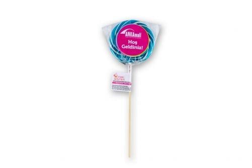 100 ADET SOSYETE LOLİPOP LOGOLU