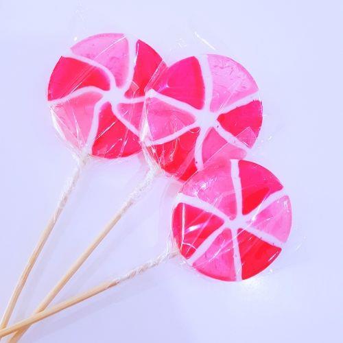 12 Adet Pembe Dönme Dolap Lolly Lolipop Kiz Bebek Şekeri 222