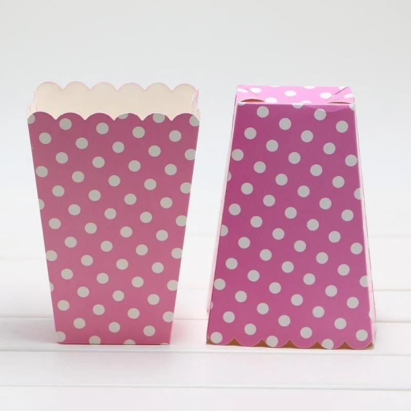 Popcorn Kutusu Pembe 8 Adet